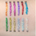 Liquid Glitter Eyeliner, Metallic Shimmer Glitter Eyeshadow, Long