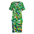 thumbnail image 3 of Vestido holgado con bolsillos y lentejuelas funky para mujer, vestidos largos de noche para mujer, vestidos largos para mujer, 3 of 6