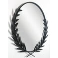 thumbnail image 4 of Infinity Instruments Emperor Black Round Transitional 22-inch Wall Mirror, 4 of 7