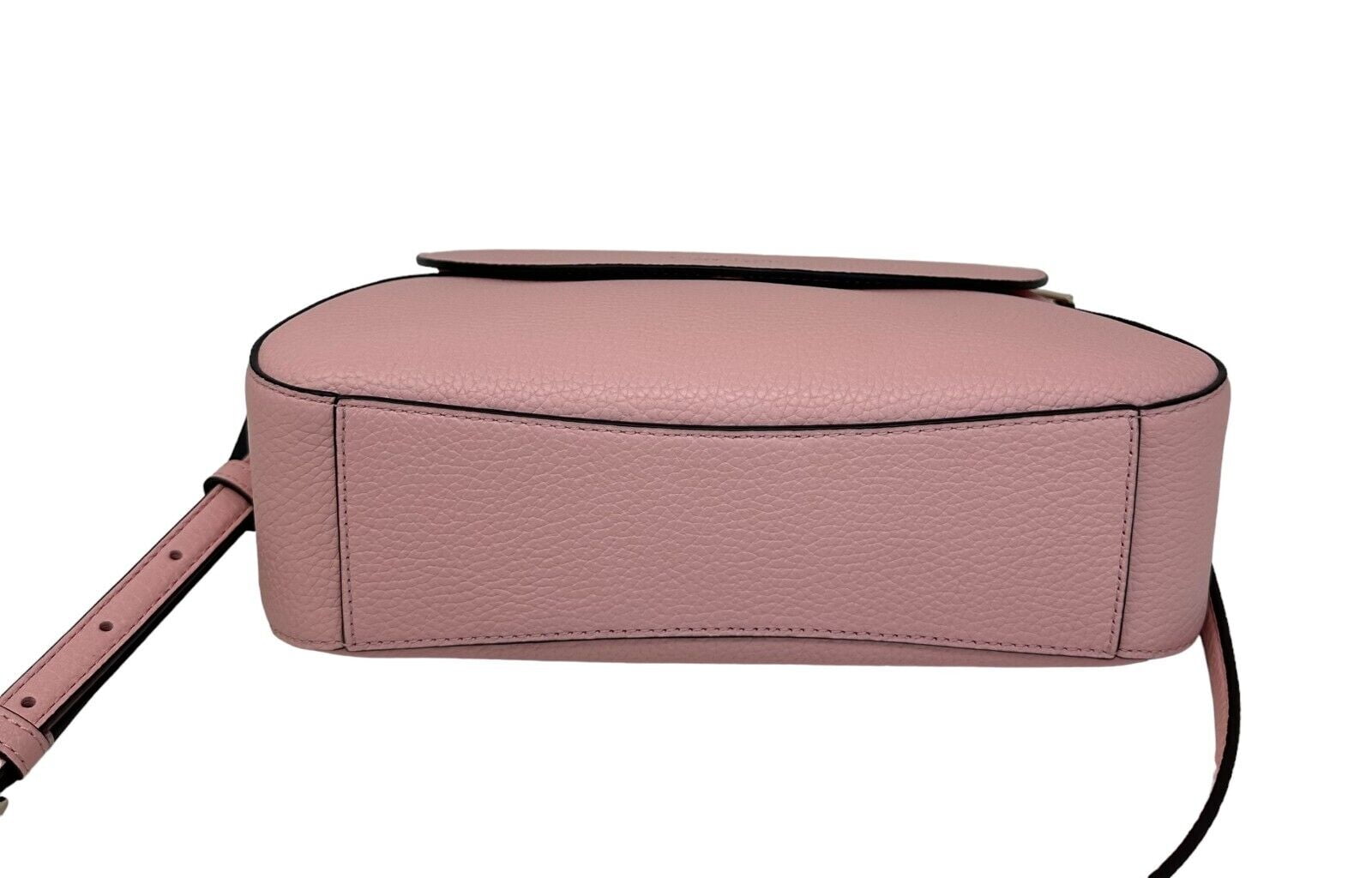 Kate Spade Monica Flap Tea Rose Pebble Leather Crossbody Bag KC465 $329