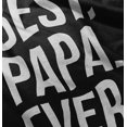 thumbnail image 3 of Best Papa Ever Fathers Day Gift Zip Hoodie Sweatshirt Men Brisco Brands S, 3 of 6
