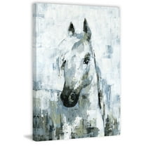 Parvez Taj "Magical White Horse" Painting Print on Wrapped Canvas