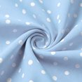 thumbnail image 7 of Karymi Polka Dot Print Vintage Midi Dress, Lapel V Neck Short Sleeve Contrast Trim Button Front A-Line Dress with Self Tie Belted Waist Easter Dress, 7 of 7
