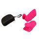 thumbnail image 4 of Empuñaduras para levantamiento de pesas, empuñaduras para dominadas, empuñaduras ergonómicas portátiles para gimnasio, sin dedos Rojo, 4 of 9