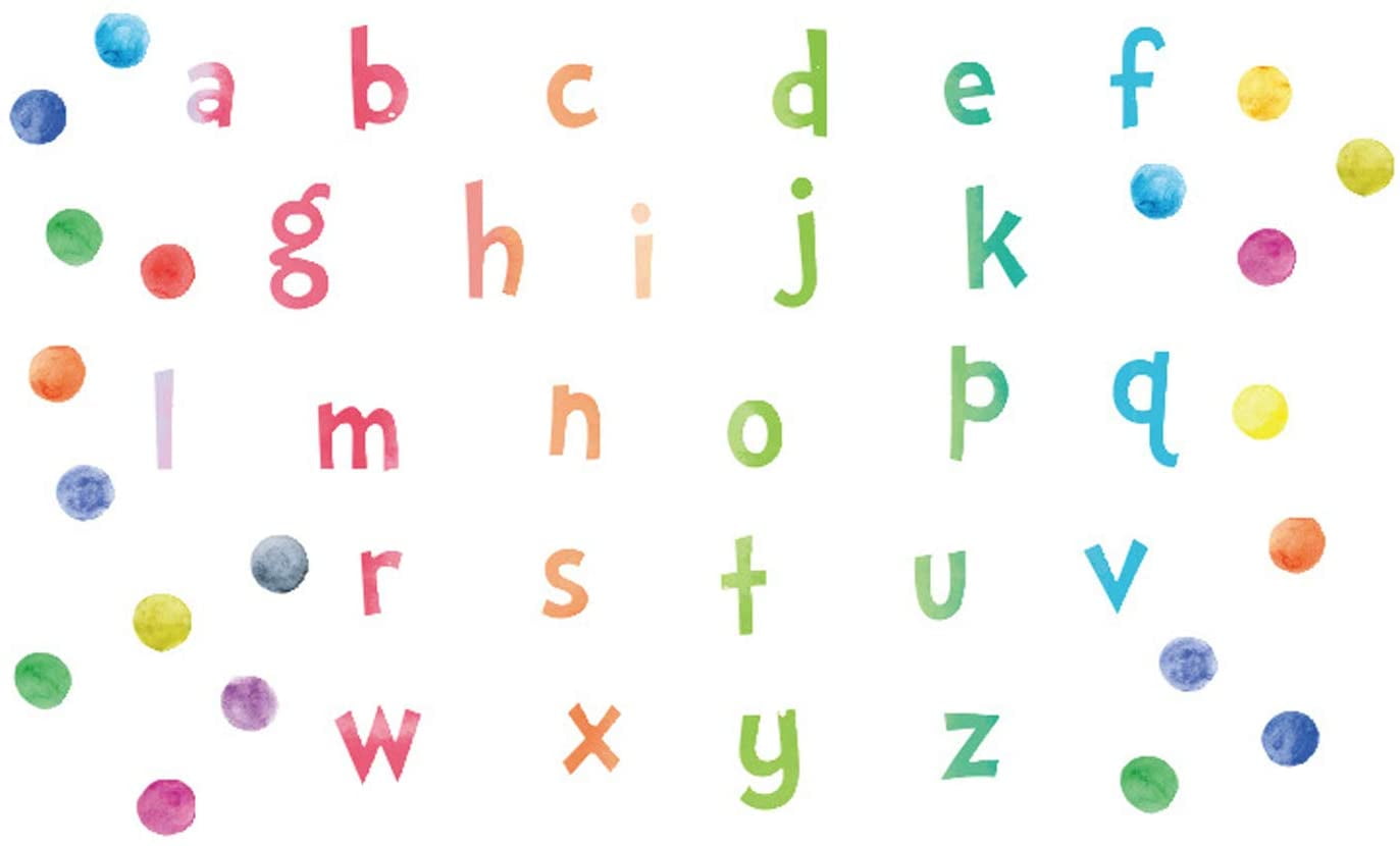 Lower Case Letters Stickers Alphabet DecalsAlphabet Wall Decals