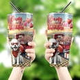 thumbnail image 4 of Be My Valentine's Bichon Frise Truck Full of Love Flower Balloon 30oz Stainless Steel Tumbler Insulated Cup with Lid Bichons Dog Lovers Gifts Idea - 02029, 4 of 5