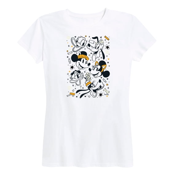 Disney - Halloween Collage Short Sleeve Graphic T-Shirt
