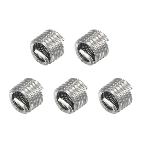 

Uxcell 8-32 UNC 1.5D 304 Stainless Steel Wire Thread Inserts Screw Repair Sleeve 5 Pack