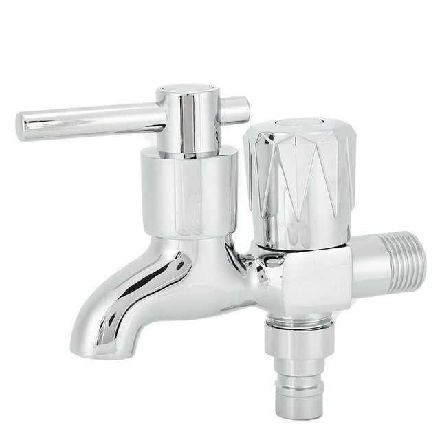 Dual Use Faucet,G1/2in Single Cold Double Water Faucet Bathroom Accessories Optimized for Excellence