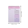 thumbnail image 2 of HEANUJJ To Do Notepad Memo Pad Assorted Color Paper Daily Schedule 1Pack, 2 of 6