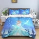 thumbnail image 3 of Disney Cartoon Frozen Elsa Print Three Piece Bedding Set Cover Set With Pillowcase Children or Adults King Queen Full Twin Size, 3 of 5