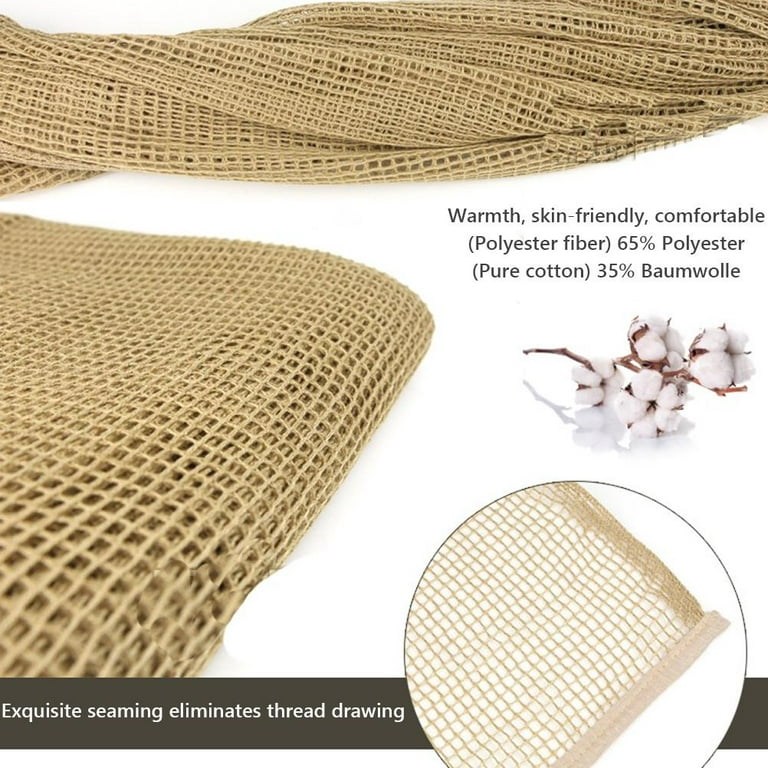 2pcs 63x20 Mesh Net Camo Scarf Camouflage Netting Veil Mesh Scarves