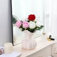 thumbnail image 7 of Ceramic Flower Vase, Tall Vase for Centerpieces, Large Decorative Terracotta Vases, Farmhouse Rustic Vases for Home Decor, Living Room, Table, Neutral, 7 of 7