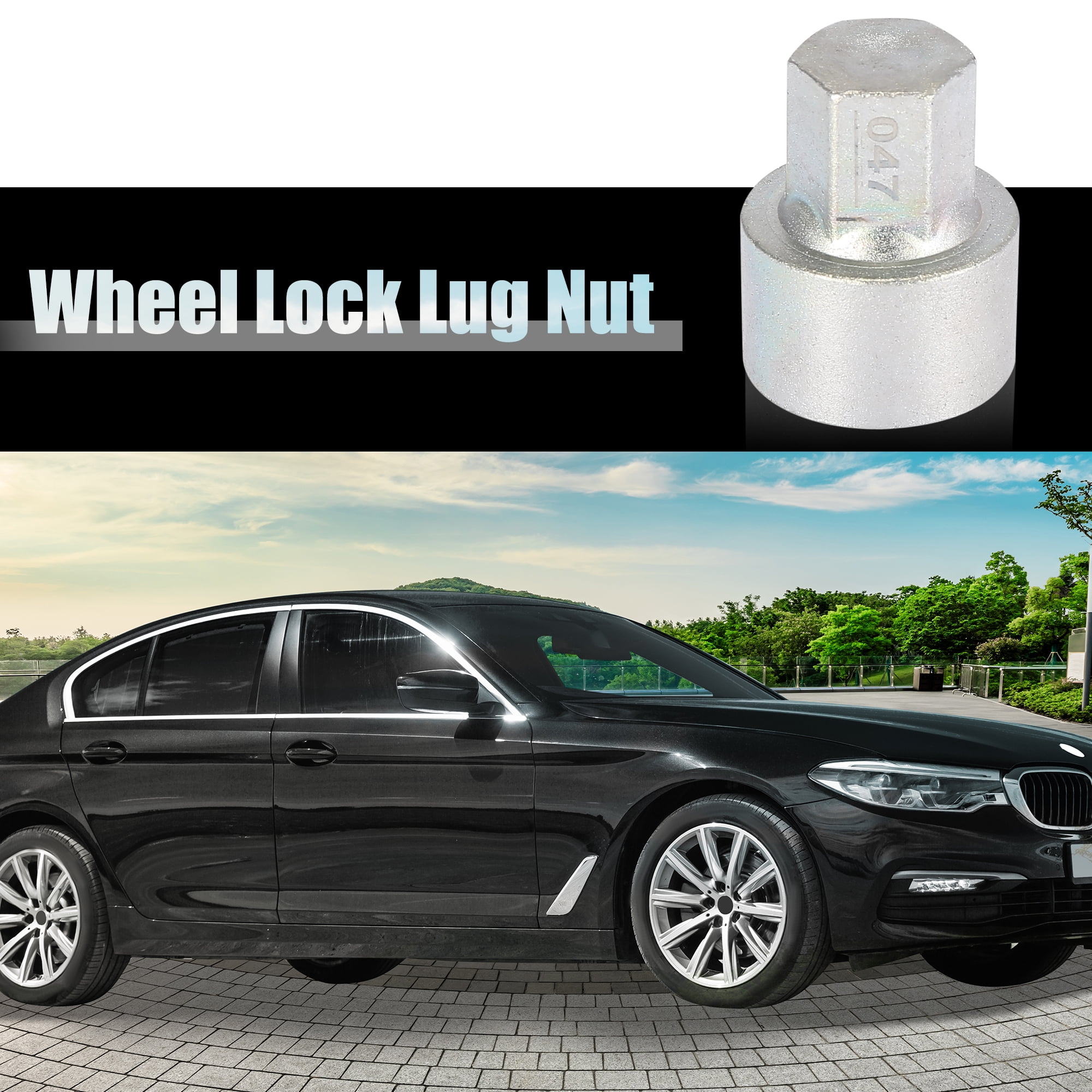 Unique Bargains Car Wheel Lock Lug Nut Anti-Theft Key for BMW 3 5 7 Series 047