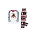 thumbnail image 5 of KelaJuan Family Matching Pajamas Christmas Tree Letters Print Long Sleeve Tops and Stretch Casual Pants Sleepwear, 5 of 9