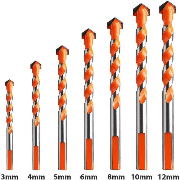 High Hardness Cement Wall Swivel Drill Bits, Toughness and Wear Resistance Tools with W-Type Slot Design for Multi-Material Drilling Projects