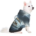thumbnail image 5 of KLL Fantasy Swan Yacht Design for Basic Dog Hoodie - Pet Hoodie Sweater with Leash Hole - Cute Dog Sweatshirt - Pet Clothes Hooded Sweatshirt for Dog & Cat -Large, 5 of 8