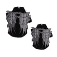 thumbnail image 4 of Ropa de algodón para mascotas Angel Pet, abrigo, ropa de otoño/invierno, negro, talla S Negro S, 4 of 9