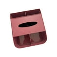 thumbnail image 3 of Car Armrest Box Storage Box Paper Box Console Holder Easy Installation Car Center Console Organizer Tray Middle Storage Rack Rose, 3 of 9