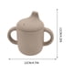 thumbnail image 2 of Vaso de silicona para bebés, vaso de aprendizaje para refrigerios con pajita, vaso de entrenamiento para evitar caídas, vaso de agua, 2 of 5