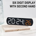 thumbnail image 7 of Kugisaki Digital Alarm Clock LED Display Multifunctional Digital Clock Displaying Date for Bedroom Home Living Room Office, 7 of 7