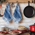 thumbnail image 6 of Blue Coastal Kitchen Towels Set of 3, Summer Ocean Sea Waves Starfish Corals Absorbent Dish Towels for Kitchen, Microfiber Hand Towel, Quick Drying Tea Towel for Cleaning Decorative Dishcloths, 6 of 7