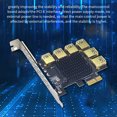 thumbnail image 4 of Tholdsy PCI-E 1 a 4 PCI-E Exender Card USB 3.0 Board Mini Home Computer Desktop PC Adaptador Componente Equipo eléctrico Cables de computadora Tipo 2, 4 of 5
