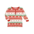 thumbnail image 4 of Ensembles de Pyjamas Assortis pour Famille Pyjamas de Noël Haut Imprimé avec Bas à Carreaux, 4 of 10