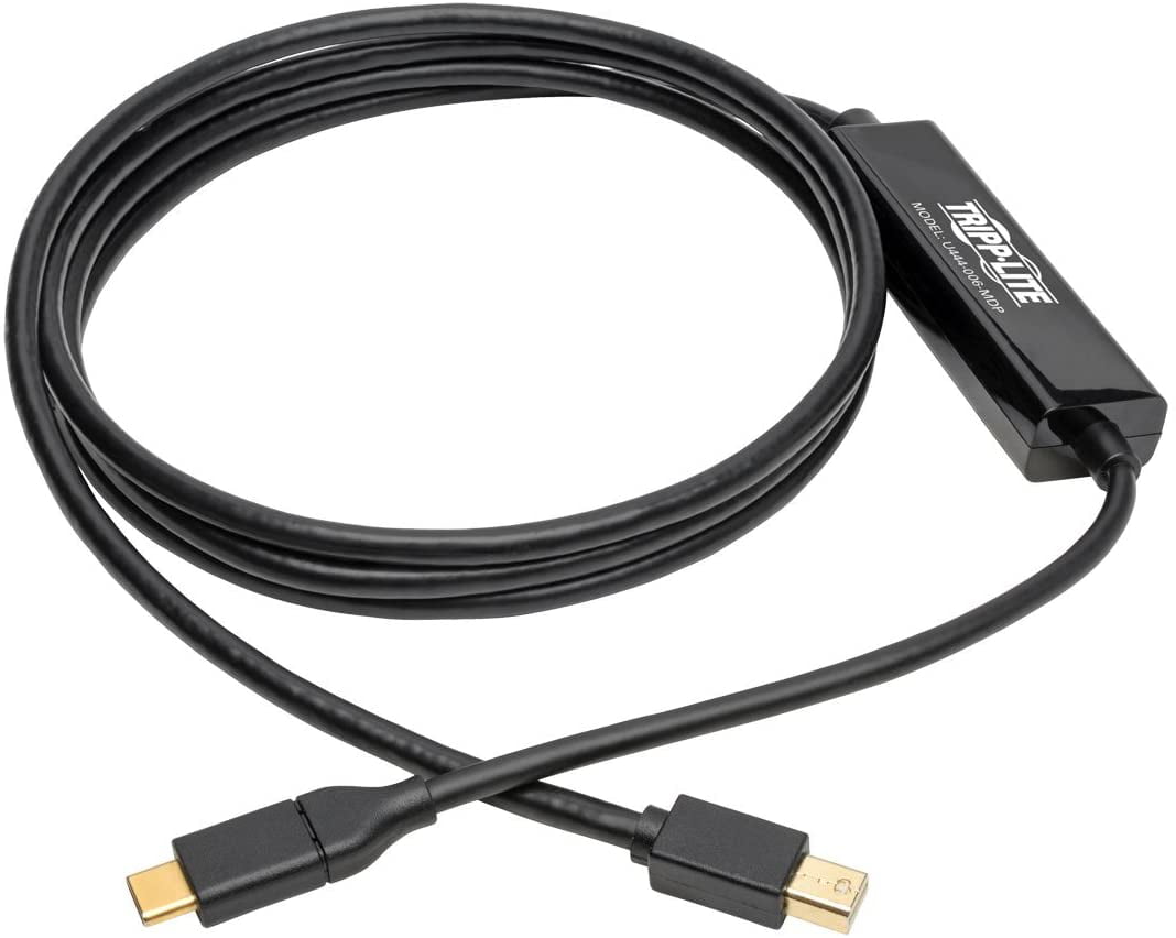 Tripp Lite U444-006-MDP USB C to Mini DisplayPort 4K Adapter Cable ...