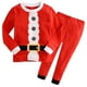 thumbnail image 1 of Conjunto de pijama navideño infantil para estar en casa Conjunto navideño de dos piezas para niños y niñas, 1 of 5