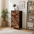 thumbnail image 2 of Kanworse 4 Drawer Fabric Dresser for Bedroom Animal print leopard heart seamless for Chests of Drawers for Closet Organizers Storage, 2 of 8