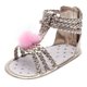 thumbnail image 1 of Sandalias De Cuna Antideslizantes Para Bebé Recién Nacido de material cuero Suela Suave Prewalker 0-12M Oro perfke Prewalker para niños de verano, 1 of 9