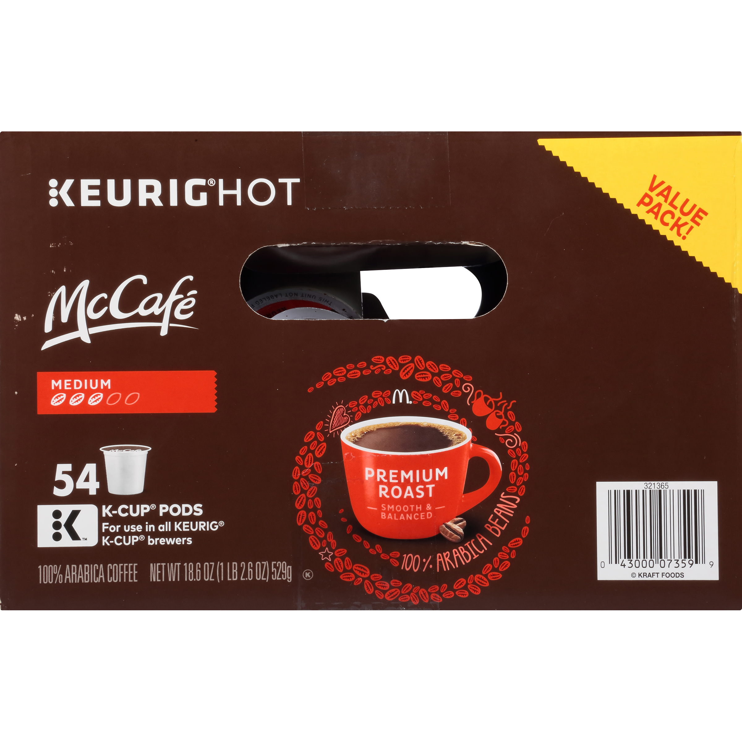 McCafe Premium Roast Medium Coffee K-Cup Pods, 54 ct - 18.6 oz Box - image 6 of 7