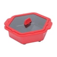 thumbnail image 2 of GROWTH TANK Microwave Toaster Sandwich Maker Cookware RV Essential Fast Cooking Cooking Tool Red, 2 of 9