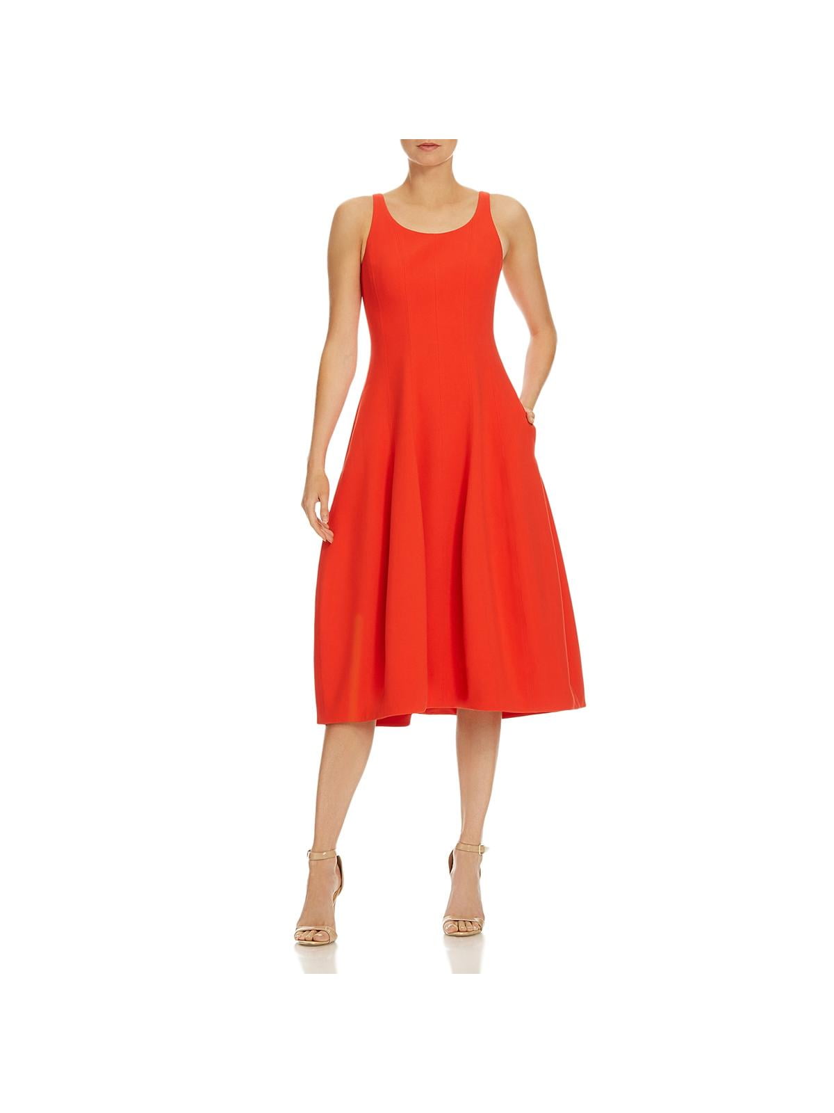 ladies fit and flare midi dresses