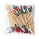 thumbnail image 3 of Palillos de comida navideños Decoración navideña Palillos de dientes para frutas Pastel Postre 100 piezas, 3 of 9