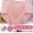 Blue, variant on Plus Size Cotton Underwear for Women High Waisted Solid Full Coverage Stretch Briefs Breathable Soft Lace Panties Physiological Underpants