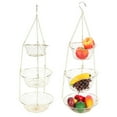 thumbnail image 3 of Removable Hanging Basket Set, Ideal For Fruits, Veggies  Flowers, Space,Saving Kitchen Design, 3 of 6
