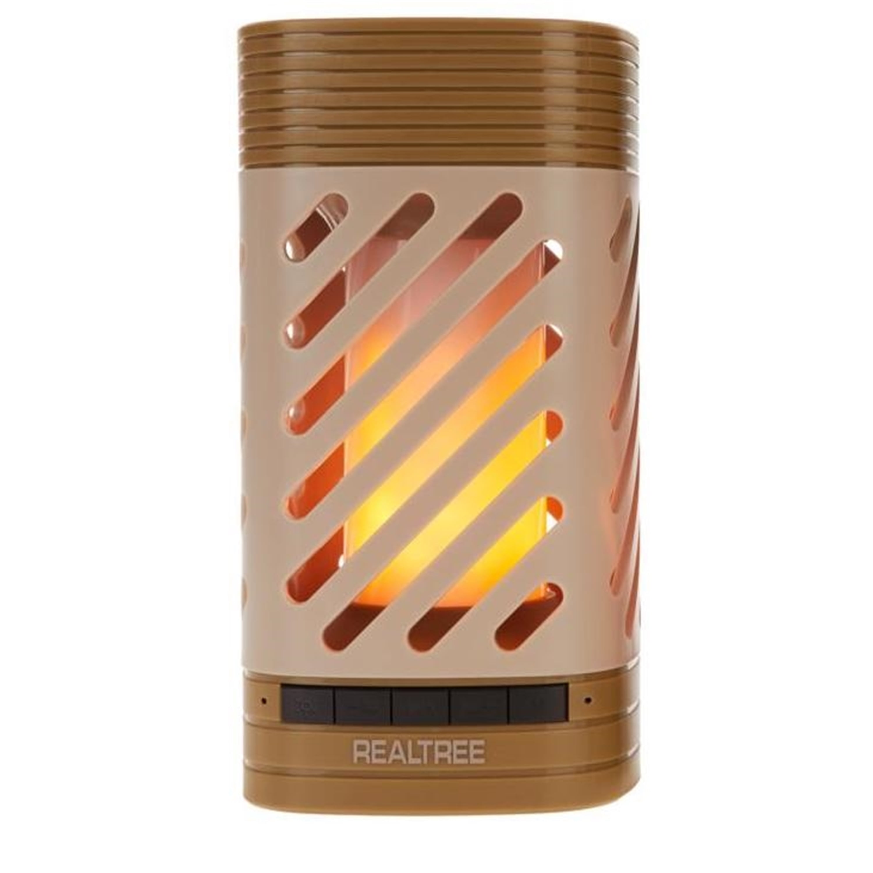RealTree LED Lantern Bluetooth Speaker, RLT6006CM, Tan (Used