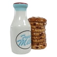 thumbnail image 3 of Ebros Breakfast Milk & Chocolate Cookies Magnetic Ceramic Salt Pepper Shakers, 3 of 9