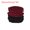 Burgundy & Black, variant on Uxcell Winter Neck Warmer, Men Knitted Neck Gaiter, Dark Gray & Black