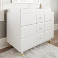 thumbnail image 2 of Little Seeds Aviary 3-Drawer Dresser with Gold Hardware, White, 2 of 12
