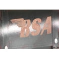 thumbnail image 2 of Vintage Pure Black Leather Made Tool Bag Roll With Bsa Logo Engraving, 2 of 3