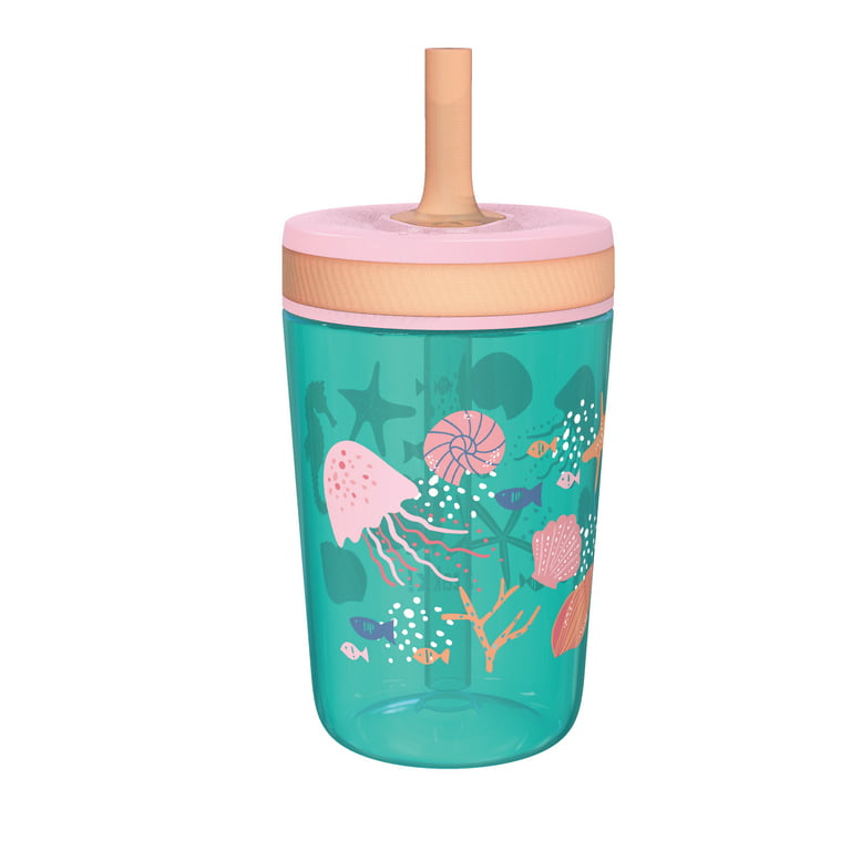 Child's Tumbler w/Straw - Embroidable Insert Works With KIWI