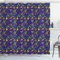 thumbnail image 1 of Ambesonne New Orleans Shower Curtain, Fat Tuesday Jazz, 69"Wx84"L, Multicolor, 1 of 3