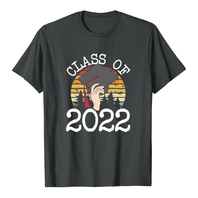 Cadeaux de Graduation For Lui Son 2022 Lycée Collège T-Shirt d'Été Blouse à Manches Courtes Confortable
