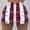 White, variant on LEBONYARD Womens Summer Shorts Plus Size,Women's Shorts in Soft and Lightweight Fabrics,Women's Independence Day High-waisted Summer Print Leggings Beach Shorts Blue S