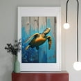 thumbnail image 2 of Diamond Art Kit for Adults, Sea Turtle Painted Wood Ocean Scene Diamond Painting for Adults Beginners, 5D DIY Diamond Art Painting Kits, Colorful Diamond Painting Craft for Home Decor 12x16, 2 of 7