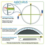 Machrus Upper Bounce Replacement Jumping Mat, Fits 14 ft Round Trampoline Frame with 80 V-Hooks, using 5.5 springs- Mat Only