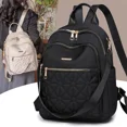 thumbnail image 4 of Mochila de estudiante de estilo minimalista e informal con cremallera de nailon 2024, mochila de mujer de gran capacidad y moda urbana de alta calidad, 4 of 5